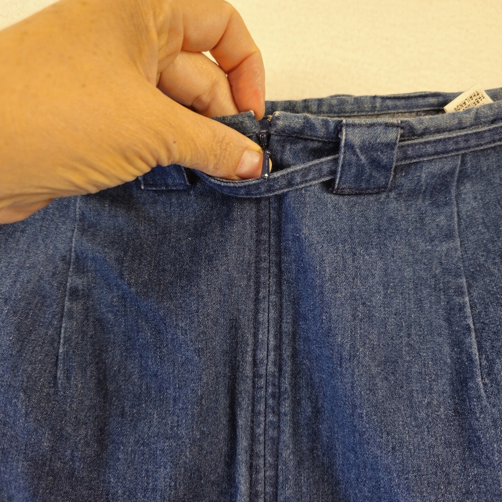 Talbots Vintage Denim Blue Women's Skirt Size 6 - Picture 5 of 10
